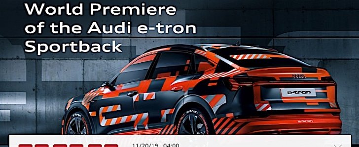 2021 Audi e-tron Sportback teaser