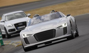 Audi e-tron Spyder Showcased at Le Mans