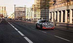 Audi e-tron SUV Passes Through Copenhagen, Nobody Hears it