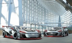 Audi e-tron Vision Jumps from PS4 to the Race Track
