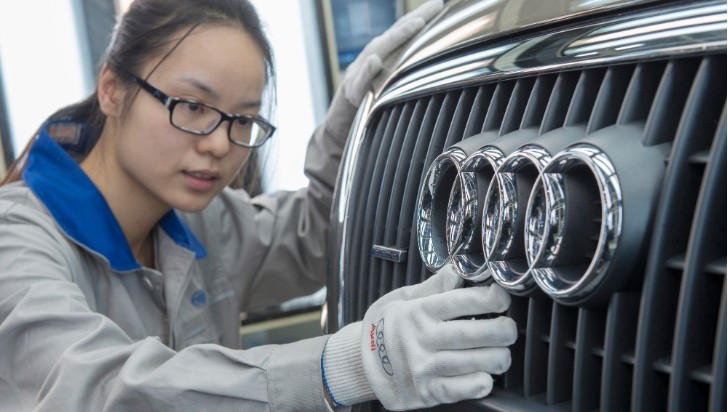 Audi production in Changchun