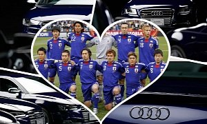 Audi Japan Creates "Samurai Blue 11" Football Dream Team of Special Editions