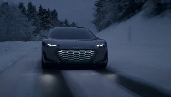 Audi grandsphere in Audi's Christmas Ad
