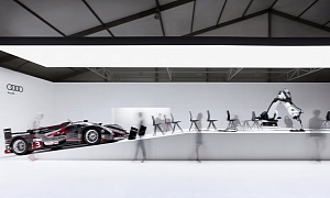 Audi Launches R18 Ultra Lightweight Chair Made from Carbon Fiber