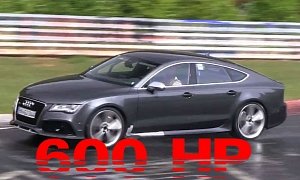 Audi Likely Testing 600 HP RS7 Plus at the Nurburgring
