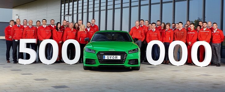 500,000th Audi built in Hungary since 2013