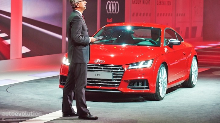 Audi CEO presents new TT in Geneva
