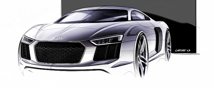Audi R8 sketch