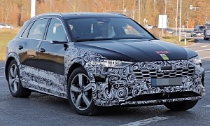 Audi Prepping Mid-Cycle Refresh for the e-tron, 2023 Model Spied With New Face