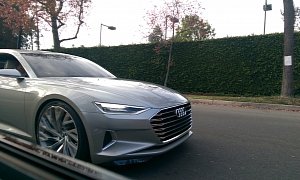 Audi Prologue Concept Spotted Driving in LA <span>· Video</span>