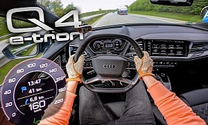 Audi Q4 e-tron Takes Autobahn Acceleration Test, Is GTI-Fast