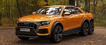 Audi Q8 6x6 Pickup Comes Alive in Rendering Video, Looks Ready for the G63 6x6