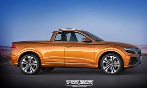 Audi Q8 Pickup Rendering is a Bad Idea Waiting for a Coachbuilder