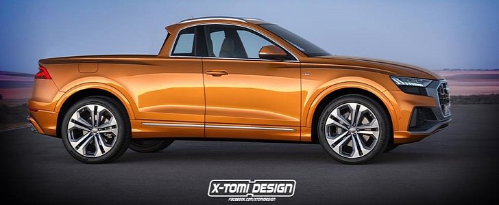 Audi Q8 Pickup Rendering Is a Bad Idea Waiting for a Coachbuilder