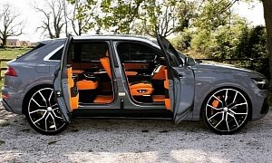Audi Q8 With Suicide Doors Copies Rolls-Royce, Isn't Real