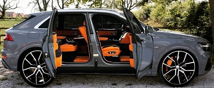 Audi Q8 With Suicide Doors Copies Rolls-Royce, Isn't Real