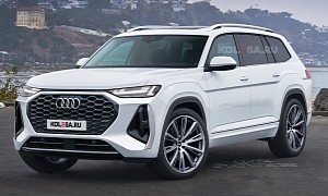 Audi Q9 Digitally Drops All Camo, Looks Like a More Expensive Volkswagen Atlas
