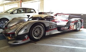 Audi R18 Ultra Le Mans Racer Spotted... Parked on Handicap Spot