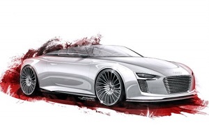 Audi R4 e-tron Roadster Sketches Revealed
