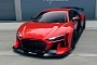 Audi R8 "Black Series" Is an Epic Widebody Rendering That Challenges Bugatti