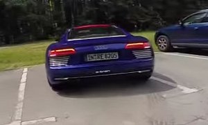 Audi R8 e-tron Prototype Spotted in Ingolstadt and Austria