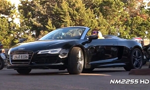 Audi R8 Facelift Real World Footage