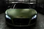 Audi R8 Gets Matte Green Wrap