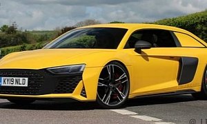 Audi R8 Panel Van Rendered, Looks Like It Could Deliver Pizza