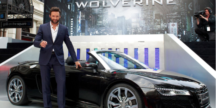Audi R8 Spyder Shines in The Wolverine