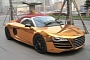 Audi R8 Spyder Wrapped in Rose Gold in China