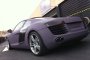 Audi R8 Turned to Purple Chess Board by Dartz