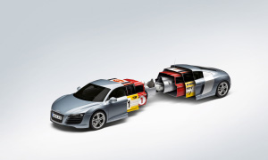 Audi R8 Turns into Matryoshka Doll for New Print Ad