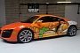 Audi R8 V10 Receives Garfield Wrap, Becomes Project Carfield