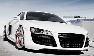 Audi R8 V10 Gifted with ADV.1 Wheels
