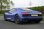 Audi R8 V10 Performance RWD Takes Acceleration Test, It’s Mighty Quick Despite Wheelspin