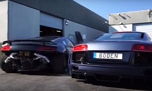 Audi R8s Go Twerking, Show What Happens when You Fool Around with Air Suspension