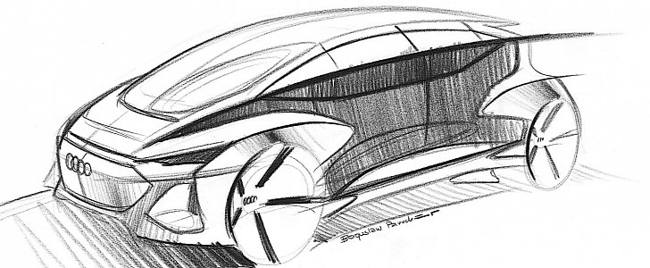 Audi Releases Sketches Of The Ai Me Concept Autoevolution