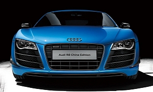 Audi Reveals Blue R8 China Edition for 80 Customers