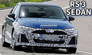 Audi RS 3 Sedan Getting Nip & Tuck To Become Sexier, Retains 2.5L Firepower