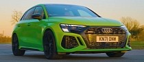 Audi RS 3 Sportback Goes Bananas at the Track in the Hands of an Ex-Top Gear Co-Host