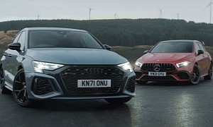 Audi RS 3 Swings for the Mercedes-AMG A 45 S Hot Hatch King, But Does It Hit?