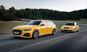 Audi RS 4 Avant 'edition 25 Years' Debuts in the United Kingdom From Almost $150K