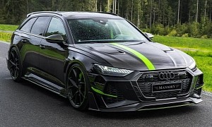 Audi RS 6 Avant Goes Green, Has More Power Than Ford's Mustang Shelby GT500