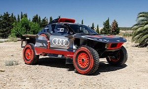 Audi RS Q e-tron E2 Is the Improved Version of the Electrified Rally Raider