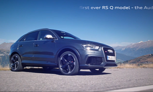 Audi RS Q3 Filmed in the Alps