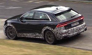 Audi RS Q8 Makes Messerschmitt Noises on the Nurburgring