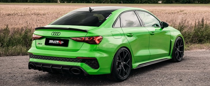 Audi RS3 sedan fitted with all-new Milltek Sport exhaust system