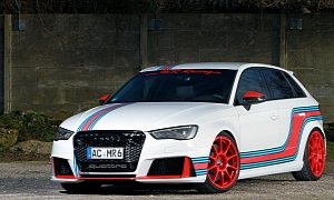 535 HP Audi RS3 Tuned by MR Racing Has Too Much Power