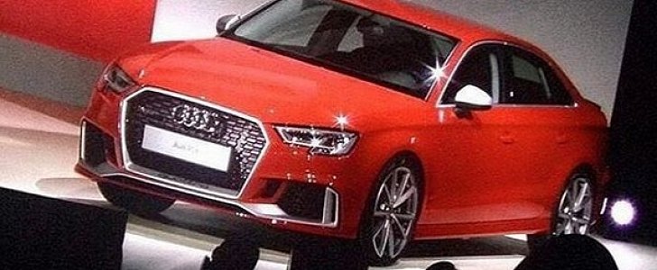 Audi RS3 sedan leaked image