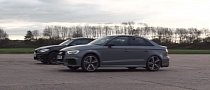 Audi RS3 Sedan vs. BMW M2 Drag Race Is Not a Fair Fight
